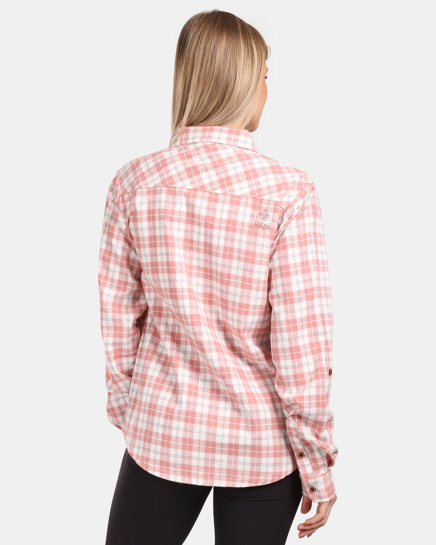 Chemise femme en flanelle de coton Kilpi FLANNY-W