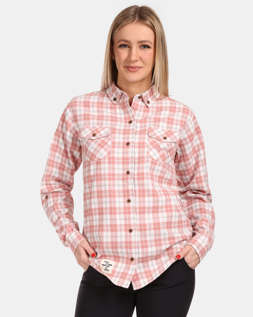 Chemise femme en flanelle de coton Kilpi FLANNY-W