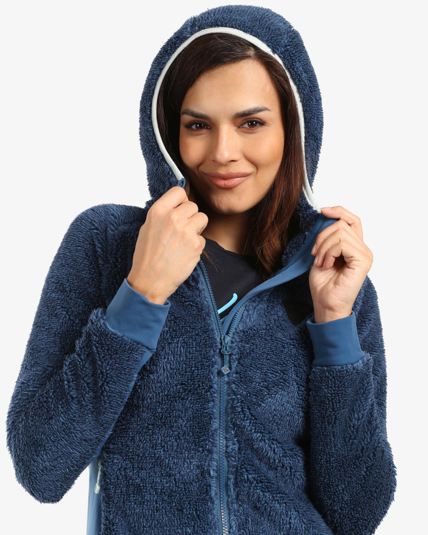 Sweat à capuche polaire poilue femme Kilpi NORKA-W