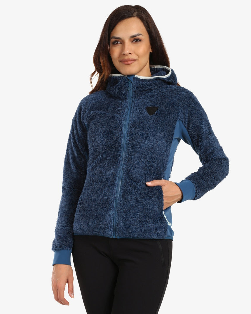 Sweat à capuche polaire poilue femme Kilpi NORKA-W