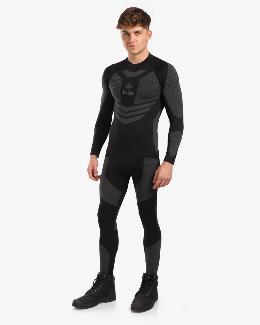 T-shirt thermique sans couture à manches longues pour hommes Kilpi NATHAN-M