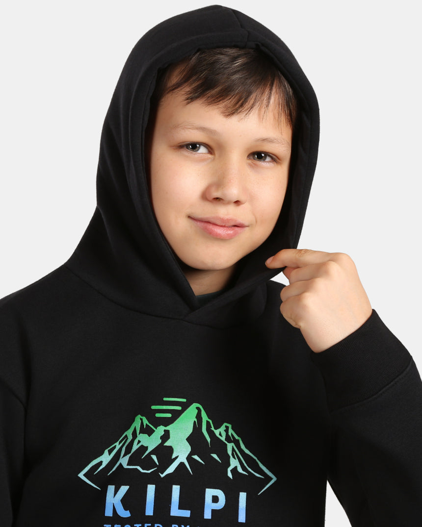 Sweat à capuche en coton garçon Kilpi NORTHEN-JB