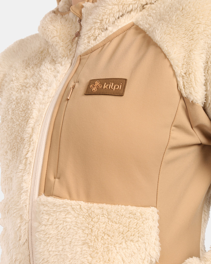 Sweat à capuche polaire poilue femme Kilpi NORKA-W