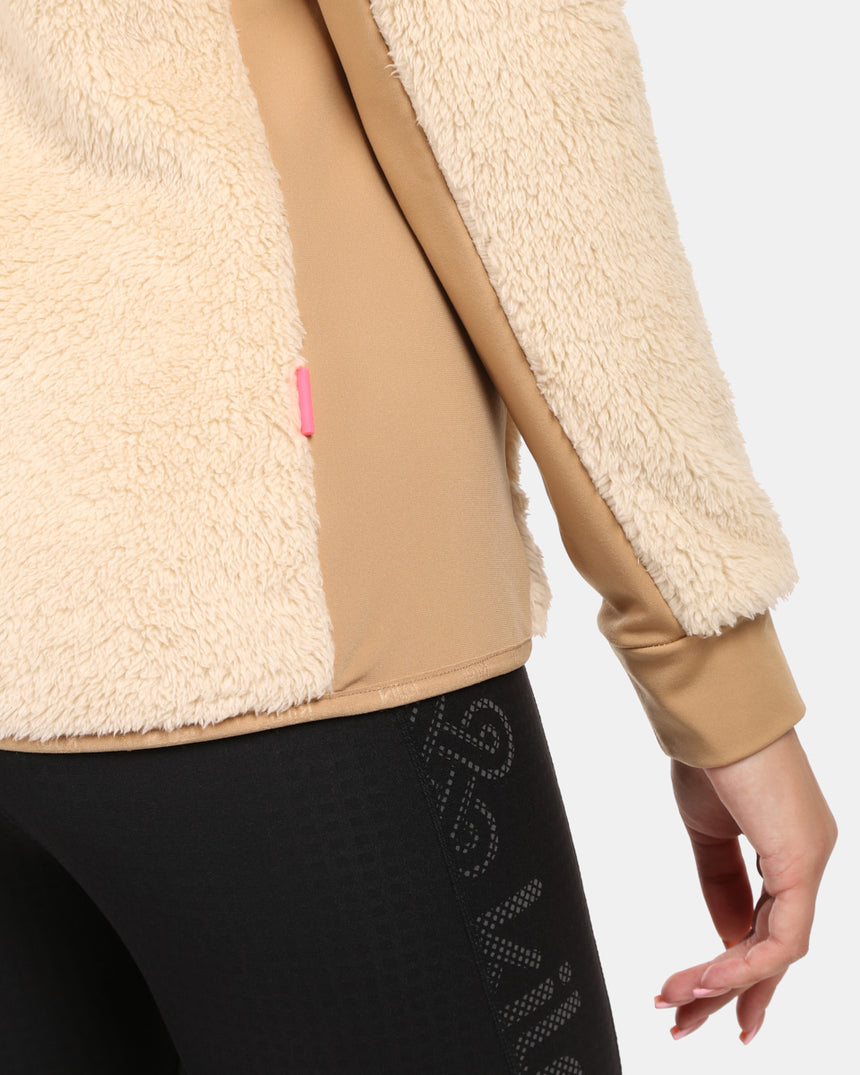 Sweat à capuche polaire poilue femme Kilpi NORKA-W
