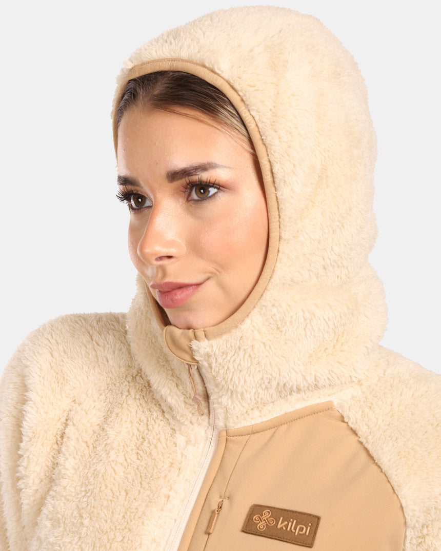 Sweat à capuche polaire poilue femme Kilpi NORKA-W