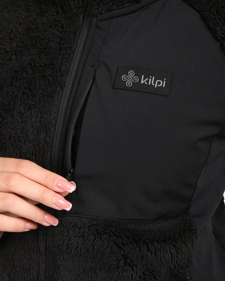 Sweat à capuche polaire poilue femme Kilpi NORKA-W