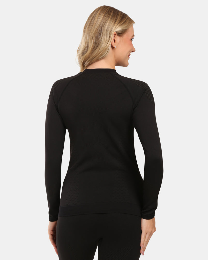 T-shirt thermique sans couture à manches longues pour femme Kilpi CAROL-W