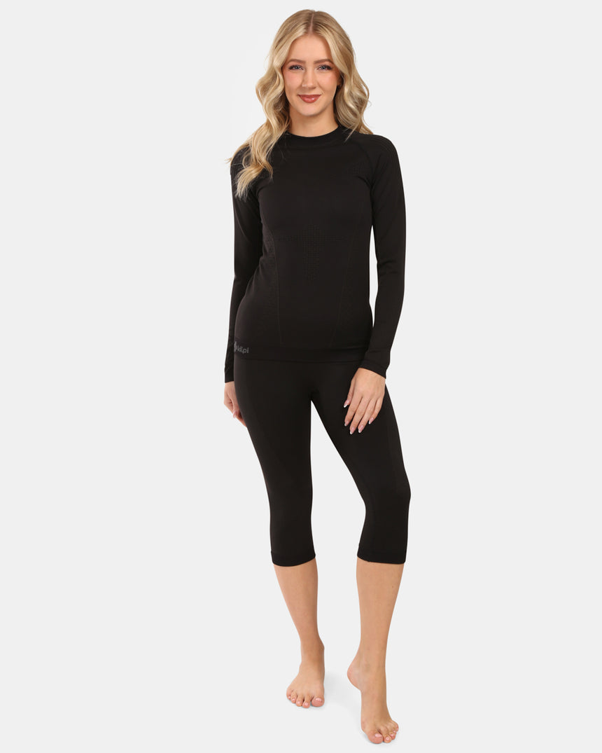 T-shirt thermique sans couture à manches longues pour femme Kilpi CAROL-W