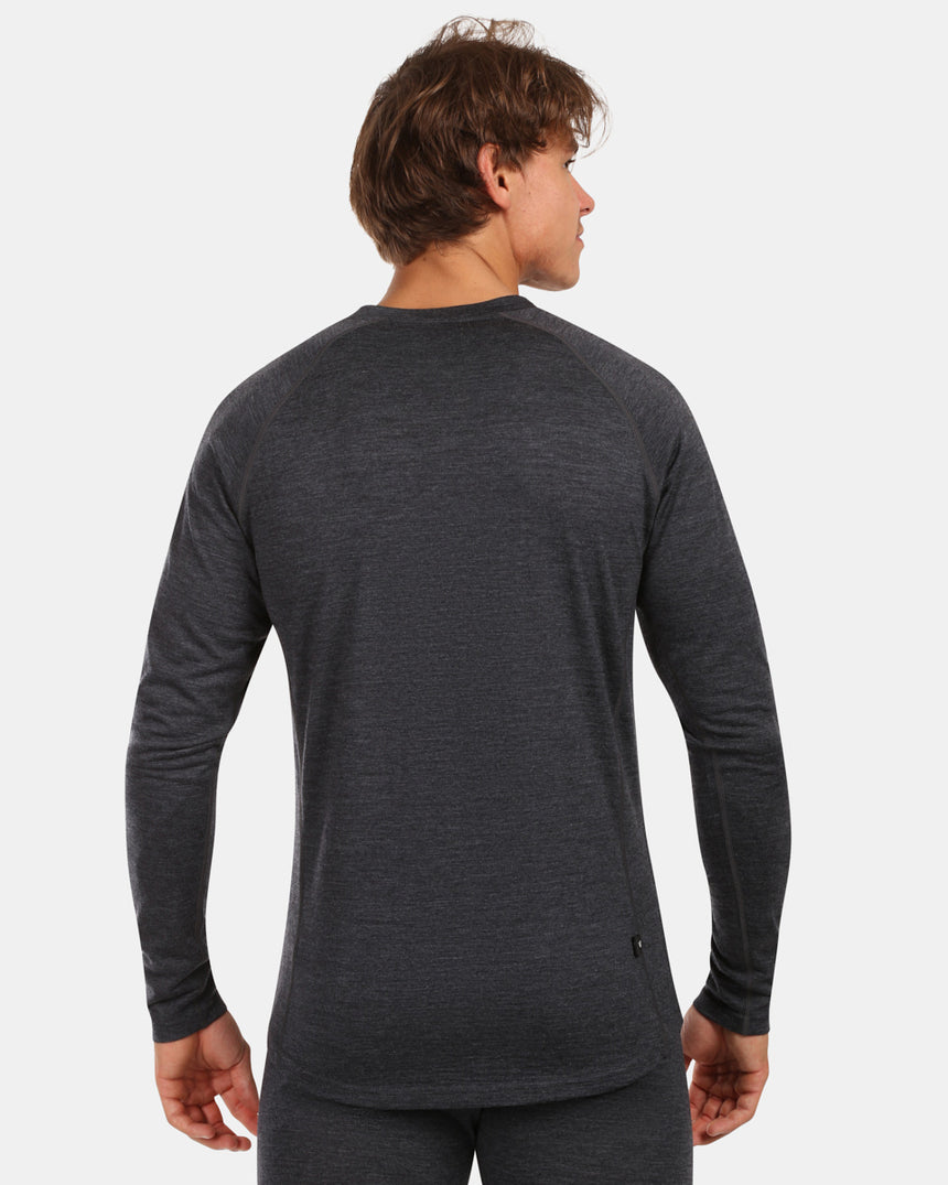 Sous-vêtement homme manches longues en laine mérinos Kilpi MAVORA TOP-M