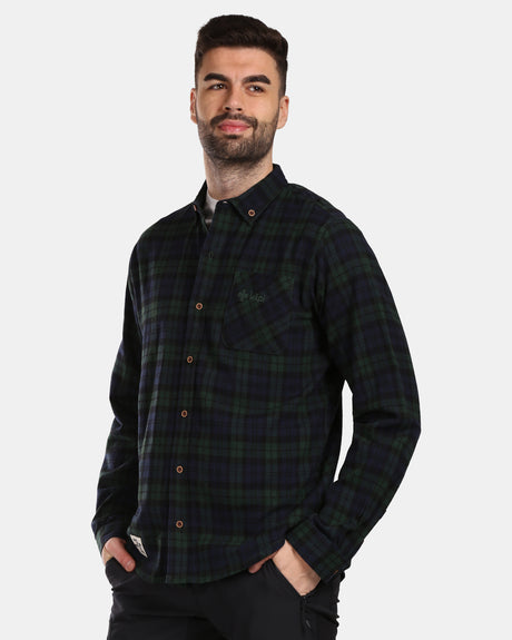 Chemise homme en flanelle de coton Kilpi FLANNY-M