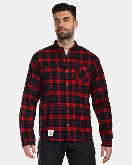 Chemise homme en flanelle de coton Kilpi FLANNY-M
