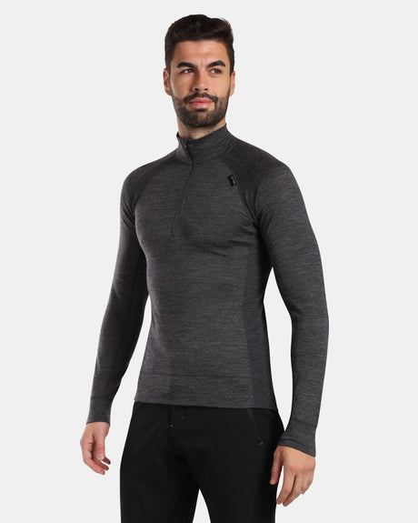 Couche de base en laine mérinos à manches longues pour hommes Kilpi JAGER-M