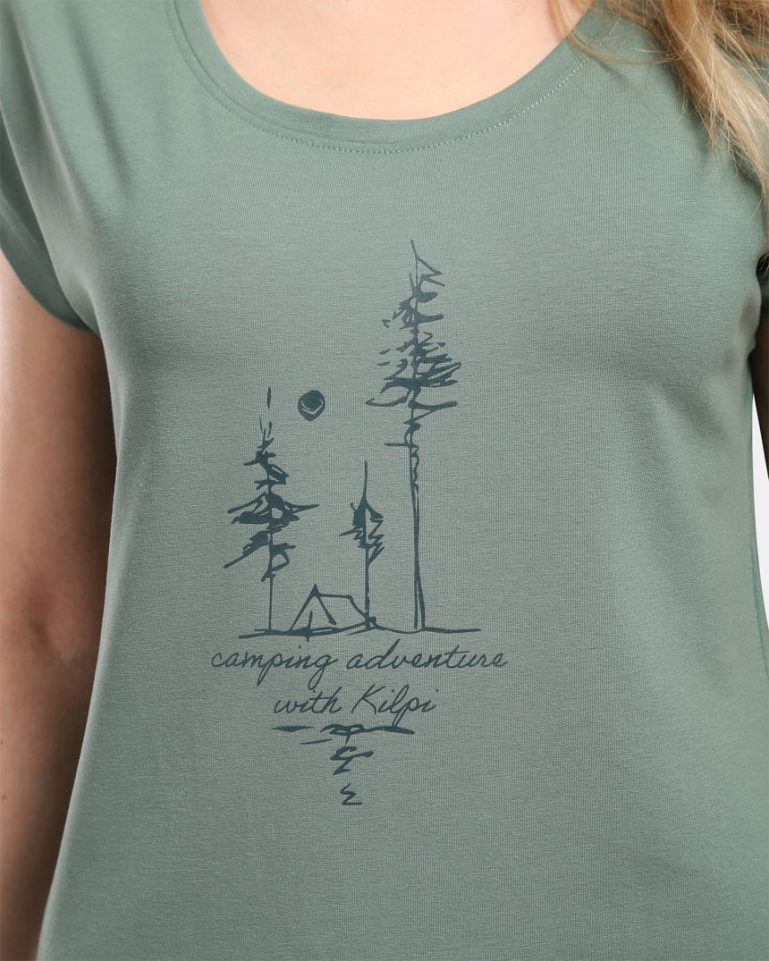 T-shirt en coton femme roane w Kilpi ROANE-W