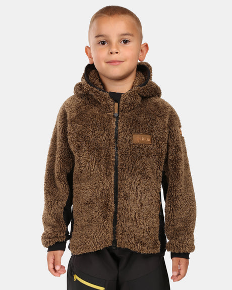 Sweat à capuche polaire poilu garçon Kilpi NORKA-JB