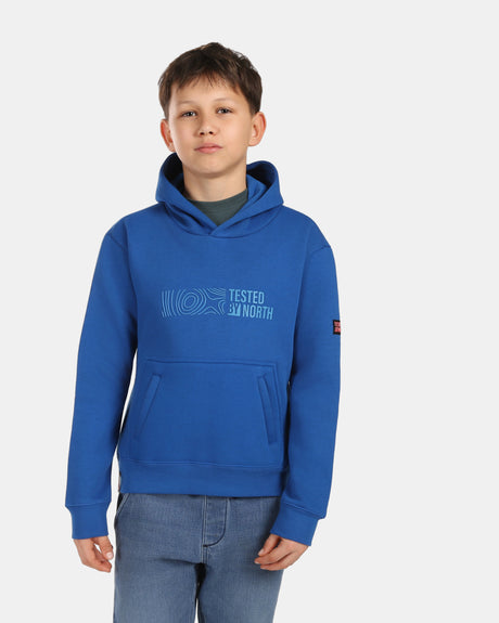 Sweat à capuche en coton garçon Kilpi NORTHEN-JB