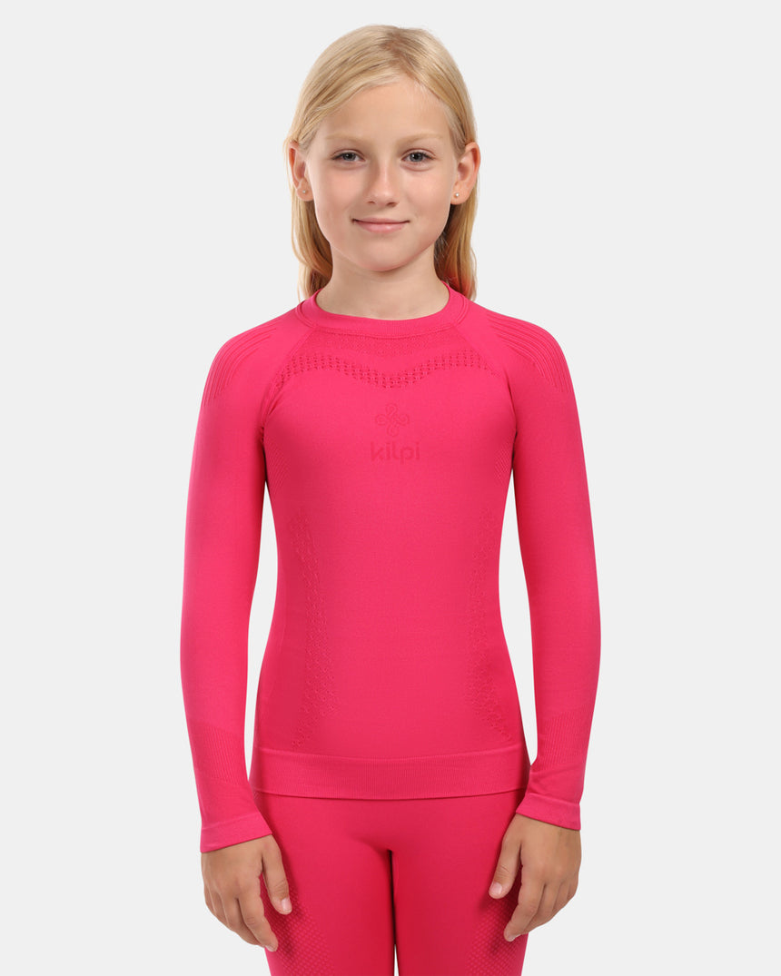 T-shirt thermique sans couture à manches longues fille Kilpi CAROL-JG