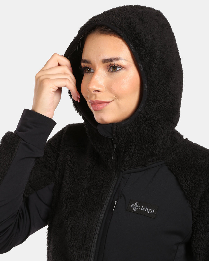 Sweat à capuche polaire poilue femme Kilpi NORKA-W