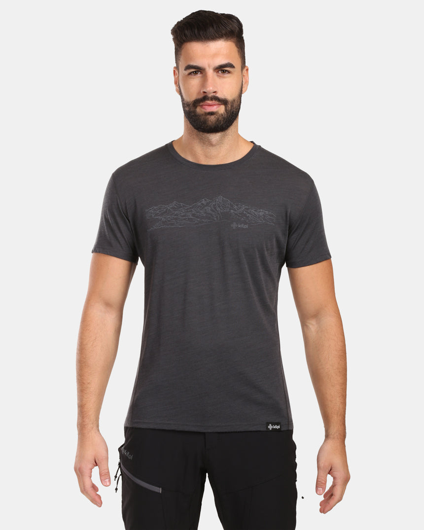 T-shirt en laine mérinos pour hommes Kilpi SLOPER-M