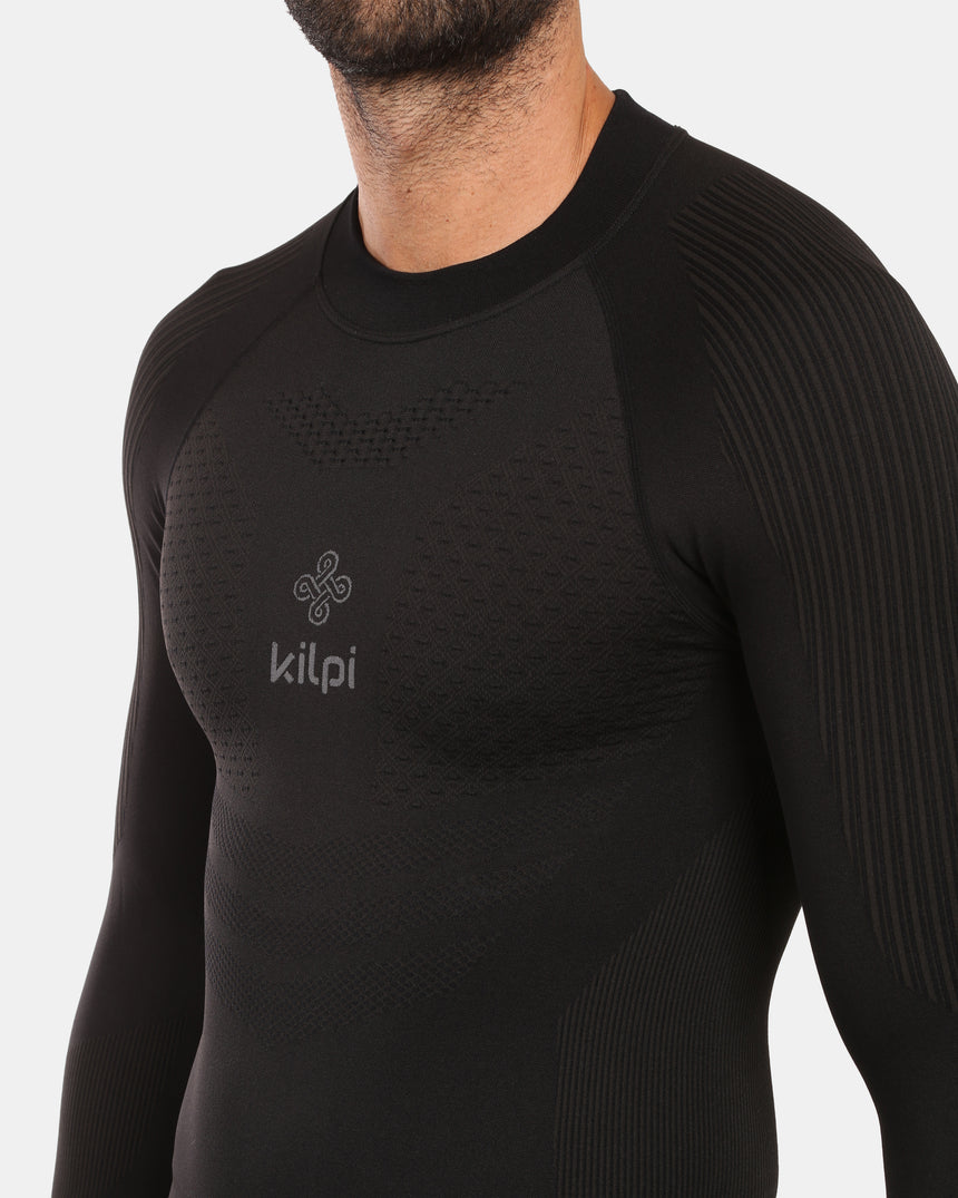 T-shirt thermique sans couture à manches longues pour hommes Kilpi NATHAN-M